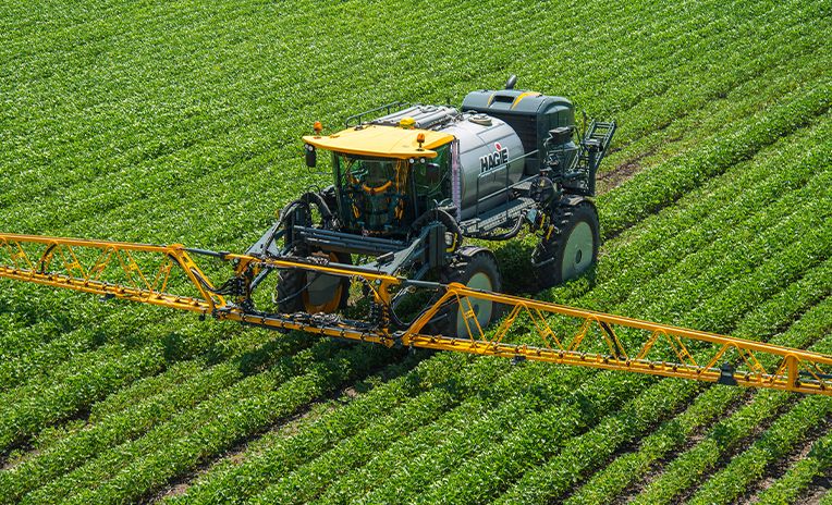 Sprayer in the field