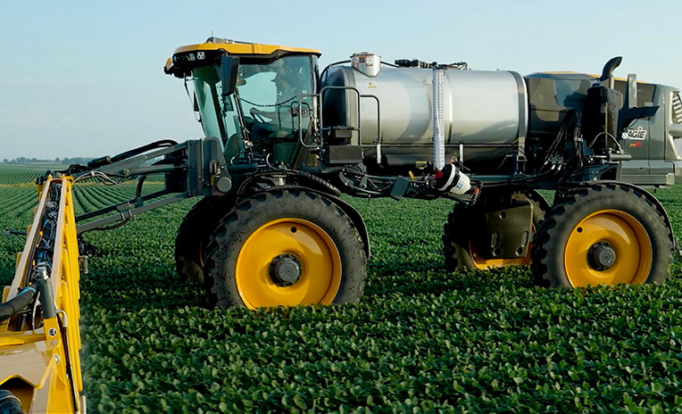 Hagie Sprayer Cab Visibility